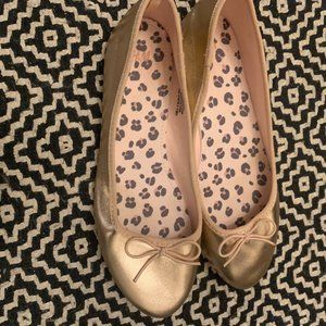 H&M Girl's Gold Flats